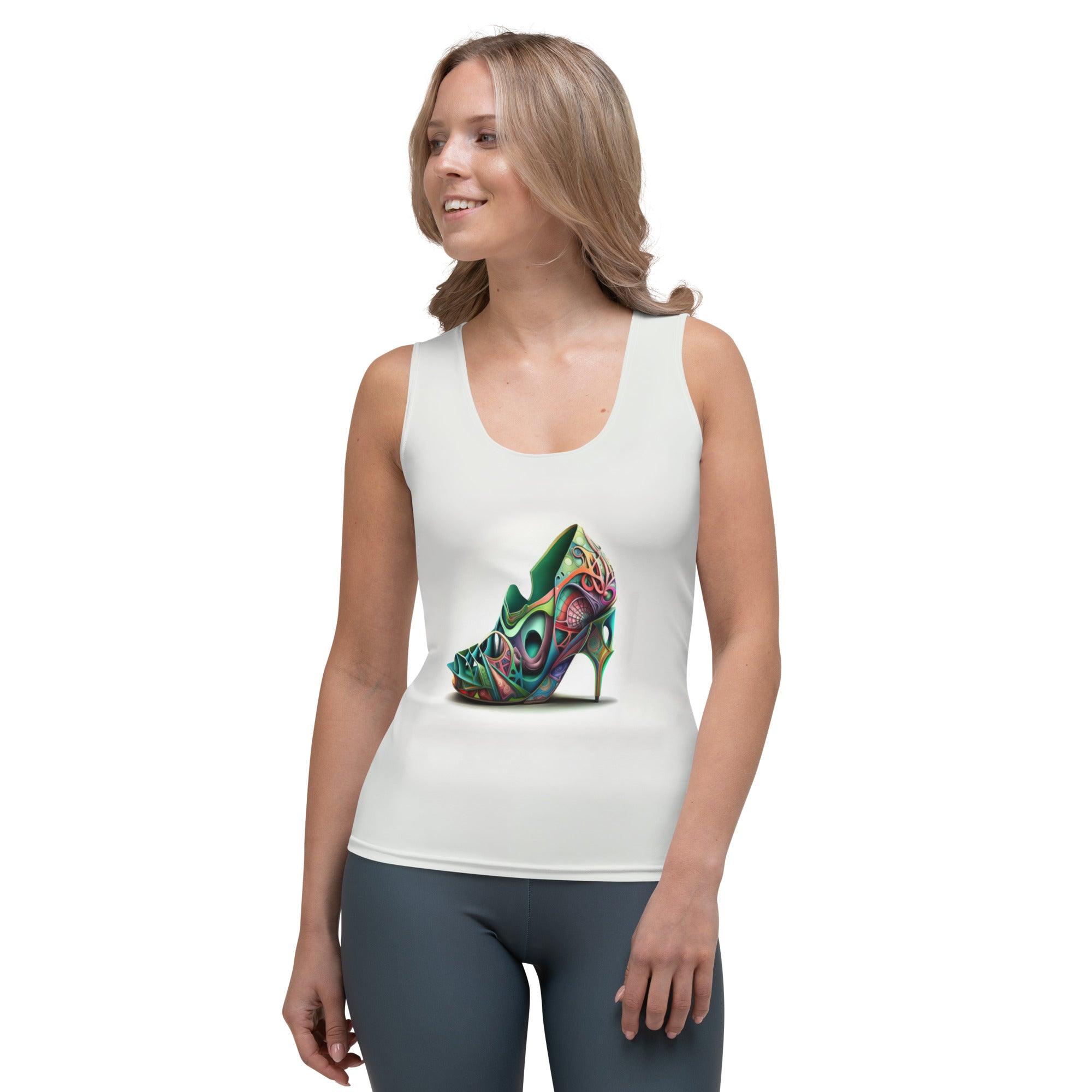 Nebula Nexus Futuristic Shoes Women's Tank Top - Beyond T-shirts