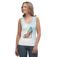 Radiant Nexus Futuristic Shoes Women's Tank Top - Beyond T-shirts