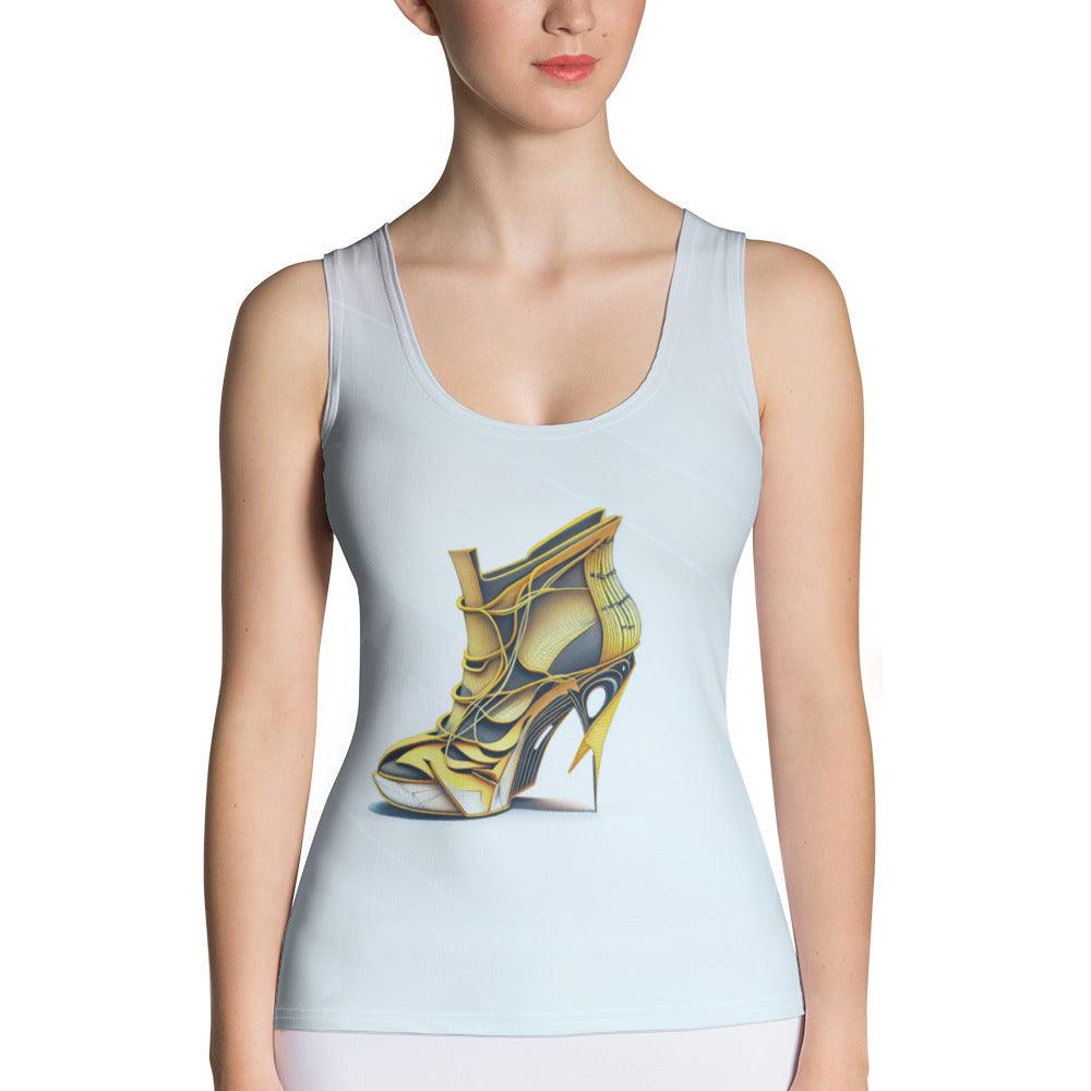 Stellar Fusion Futuristic Shoes Women's Tank Top - Beyond T-shirts