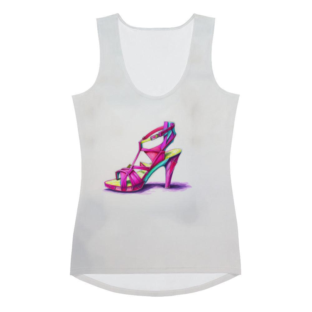 Celestial Flux Futuristic Shoes Women's Tank Top - Beyond T-shirts