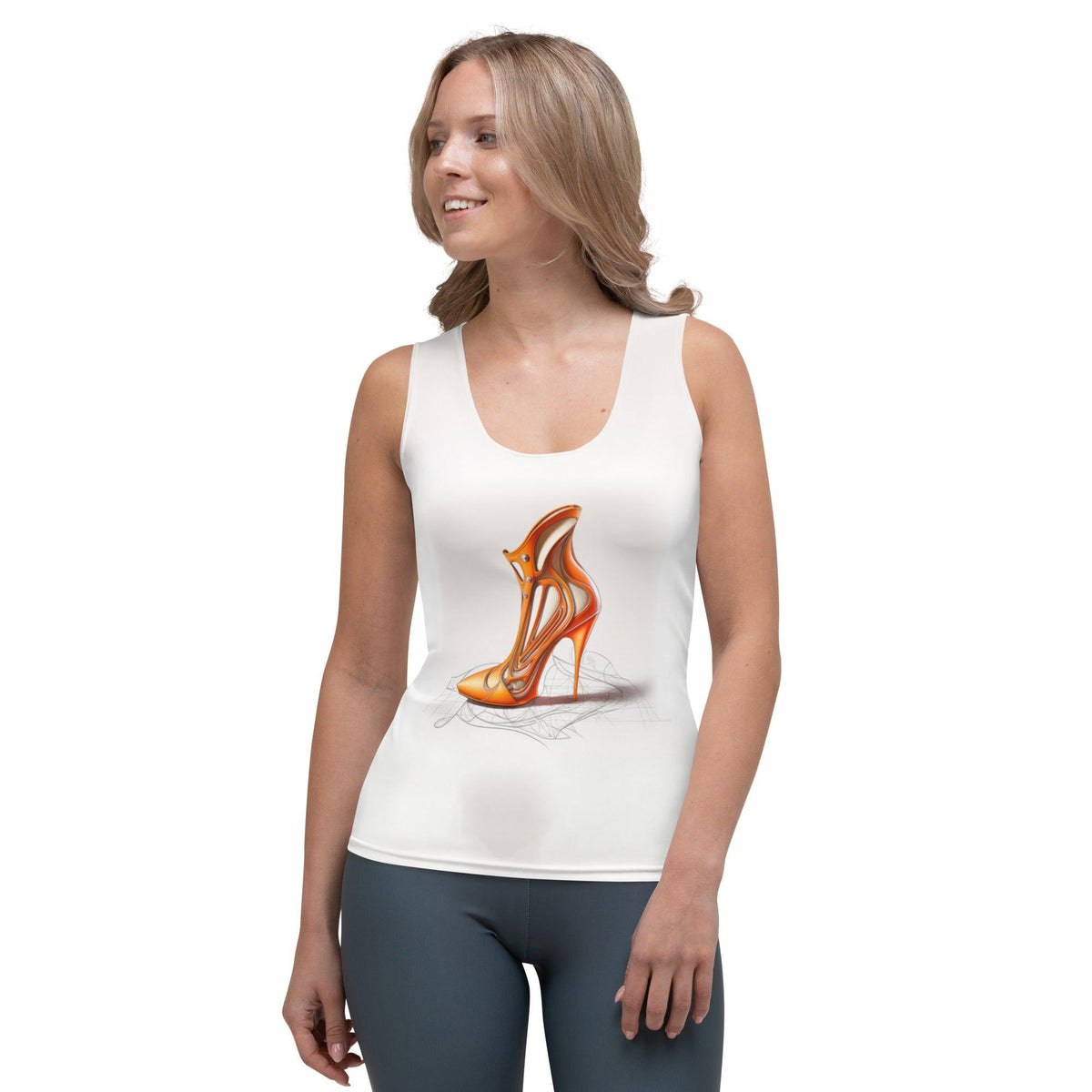 Prism Stride Futuristic Shoes Women's Tank Top - Beyond T-shirts