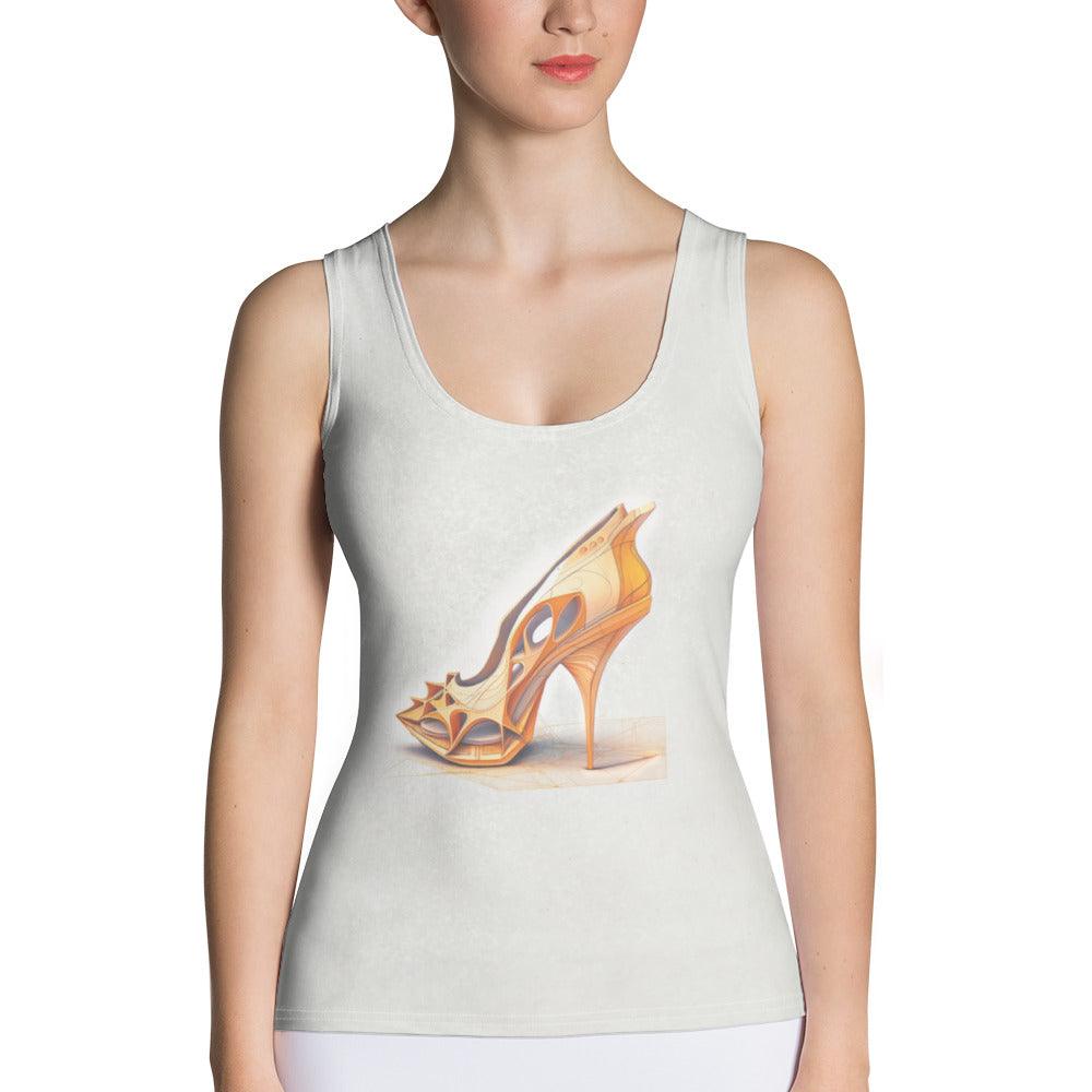 Quantum Radiance Futuristic Shoes Women's Tank Top - Beyond T-shirts