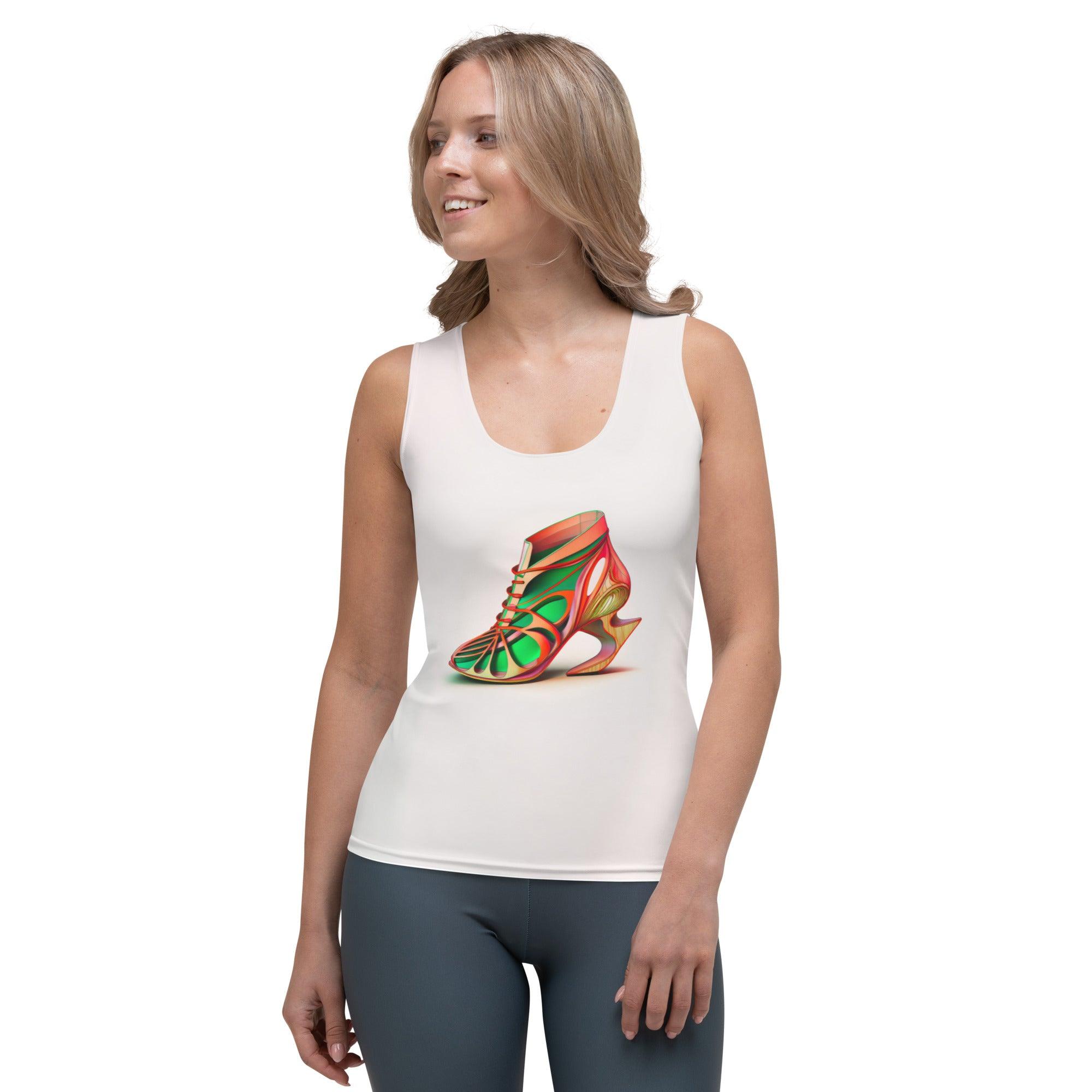 Quantum Luminance Futuristic Shoes Women's Tank Top - Beyond T-shirts