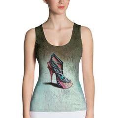 Quantum Mirage Futuristic Shoes Women's Tank Top - Beyond T-shirts