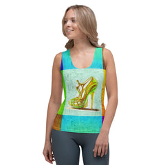 Nebula Nexus Futuristic Shoes Women's Tank Top - Beyond T-shirts