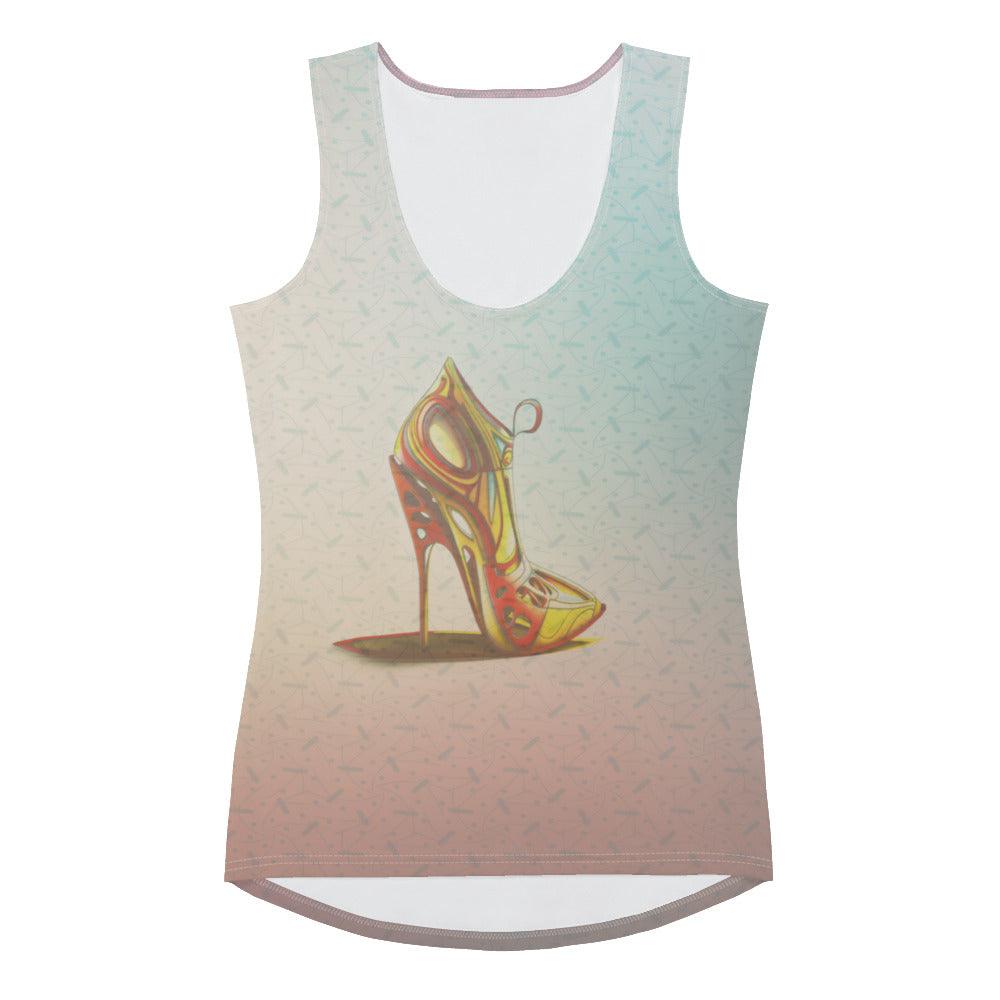 Radiant Nexus Futuristic Shoes Women's Tank Top - Beyond T-shirts