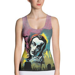 Ghoulishly Glamorous Halloween Tank Top - Beyond T-shirts