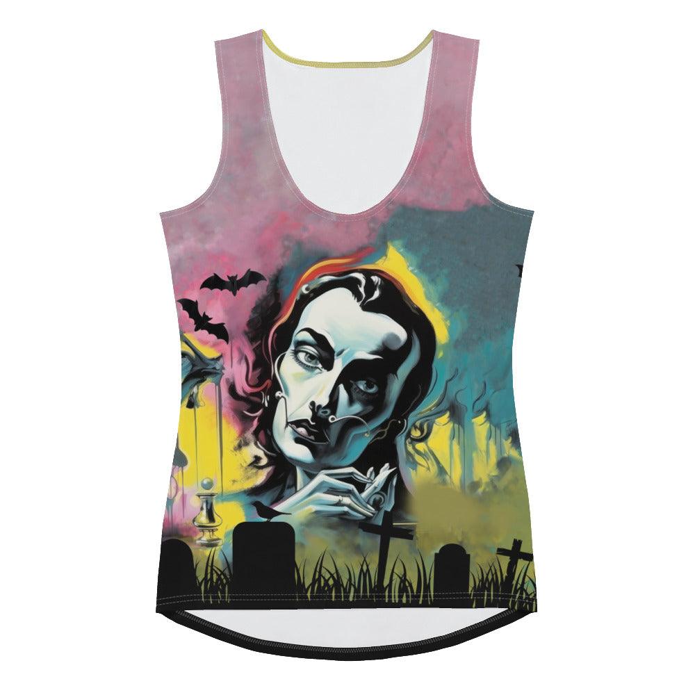 Ghoulishly Glamorous Halloween Tank Top - Beyond T-shirts