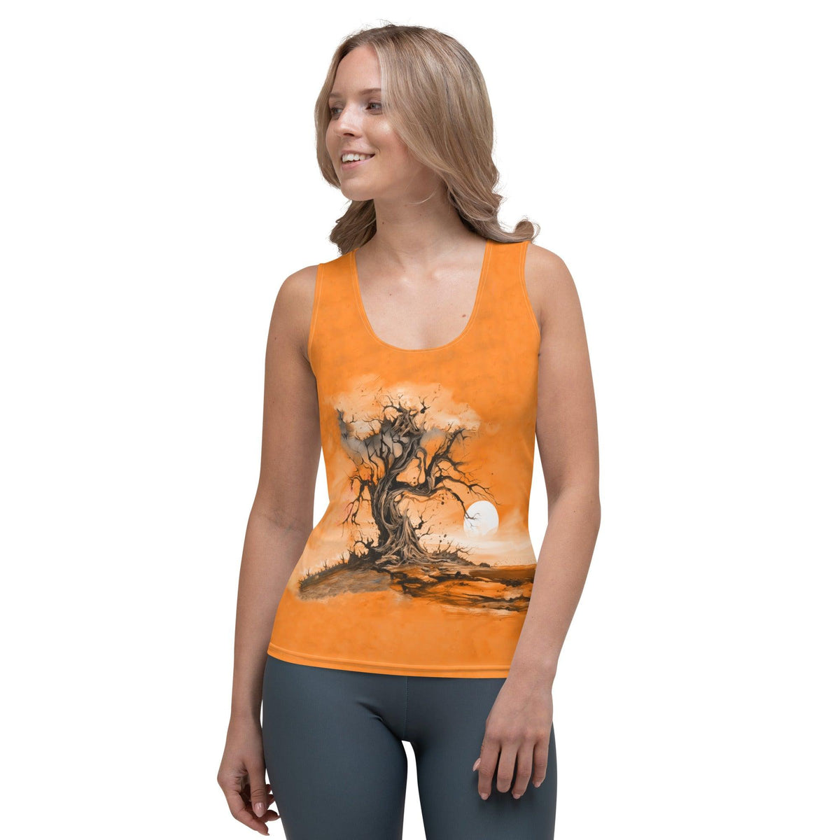 Ghostly Glows Halloween Tank Top - Beyond T-shirts