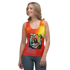 Grim Reaper's Embrace Halloween Tank Top - Beyond T-shirts