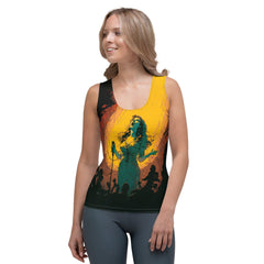 Rock the Beat: Music-Inspired Women's Tank Top - Beyond T-shirts