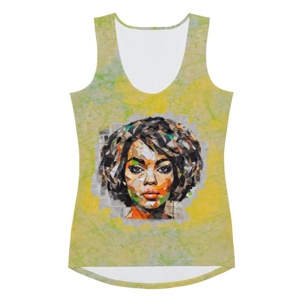 Jazz & Blues Reflections Women's All-Over Print Tank Top