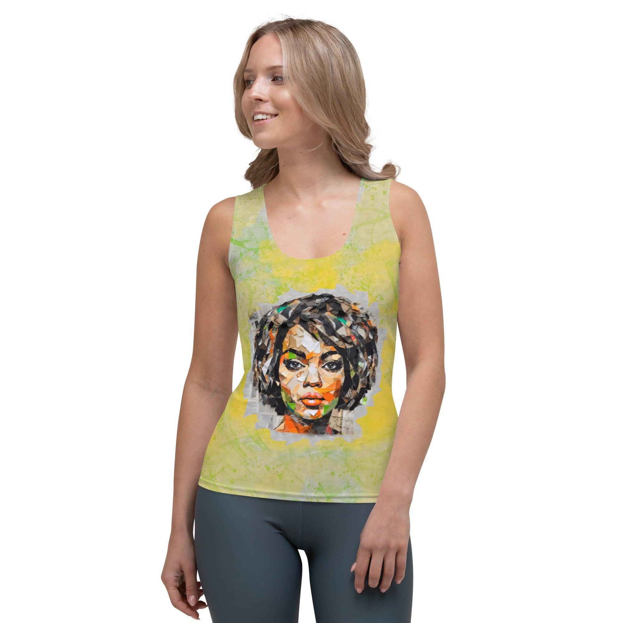 Jazz & Blues Reflections Women's All-Over Print Tank Top