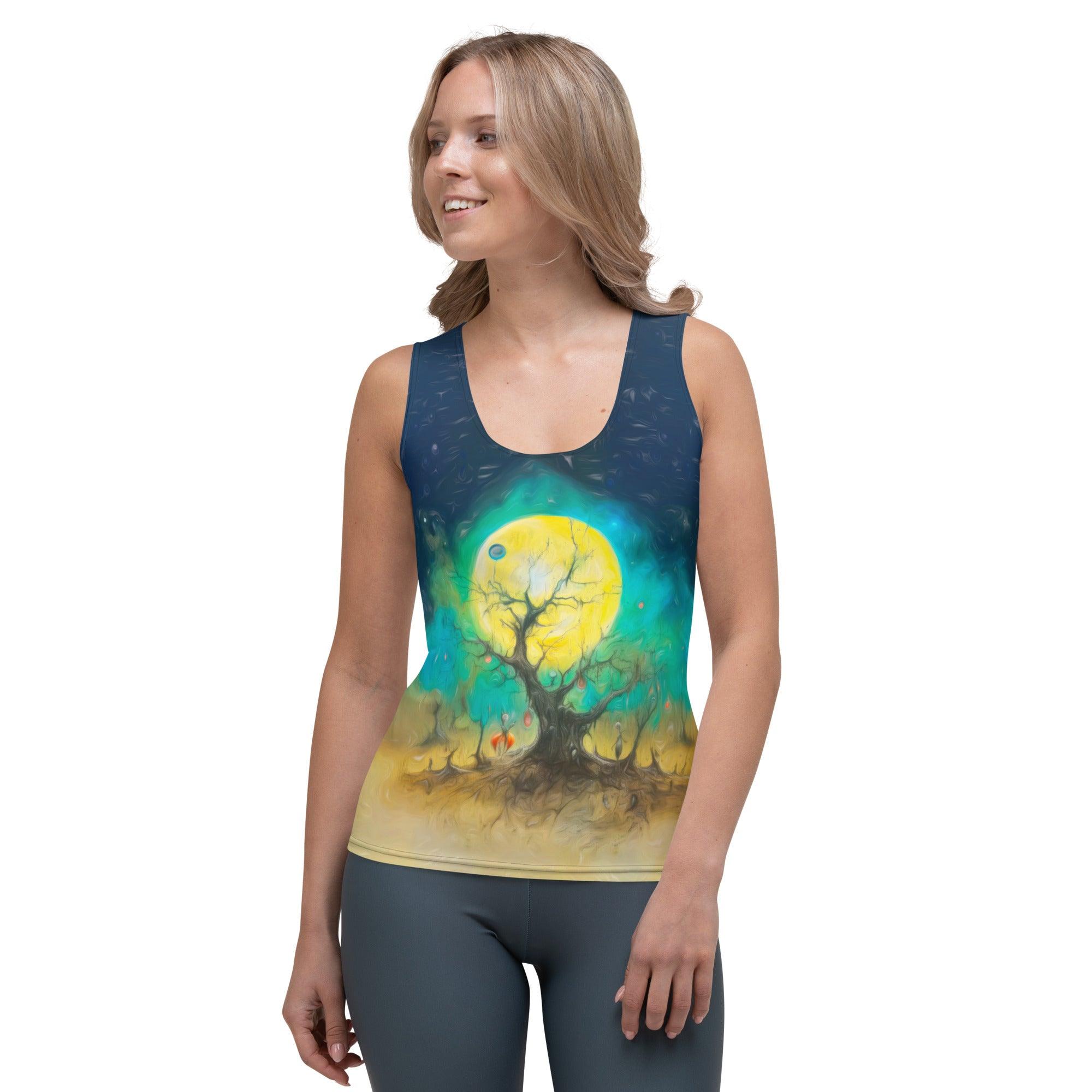 Vintage Halloween Vibes Women's All-Over Print Tank Top - Beyond T-shirts