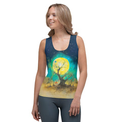 Vintage Halloween Vibes Women's All-Over Print Tank Top - Beyond T-shirts