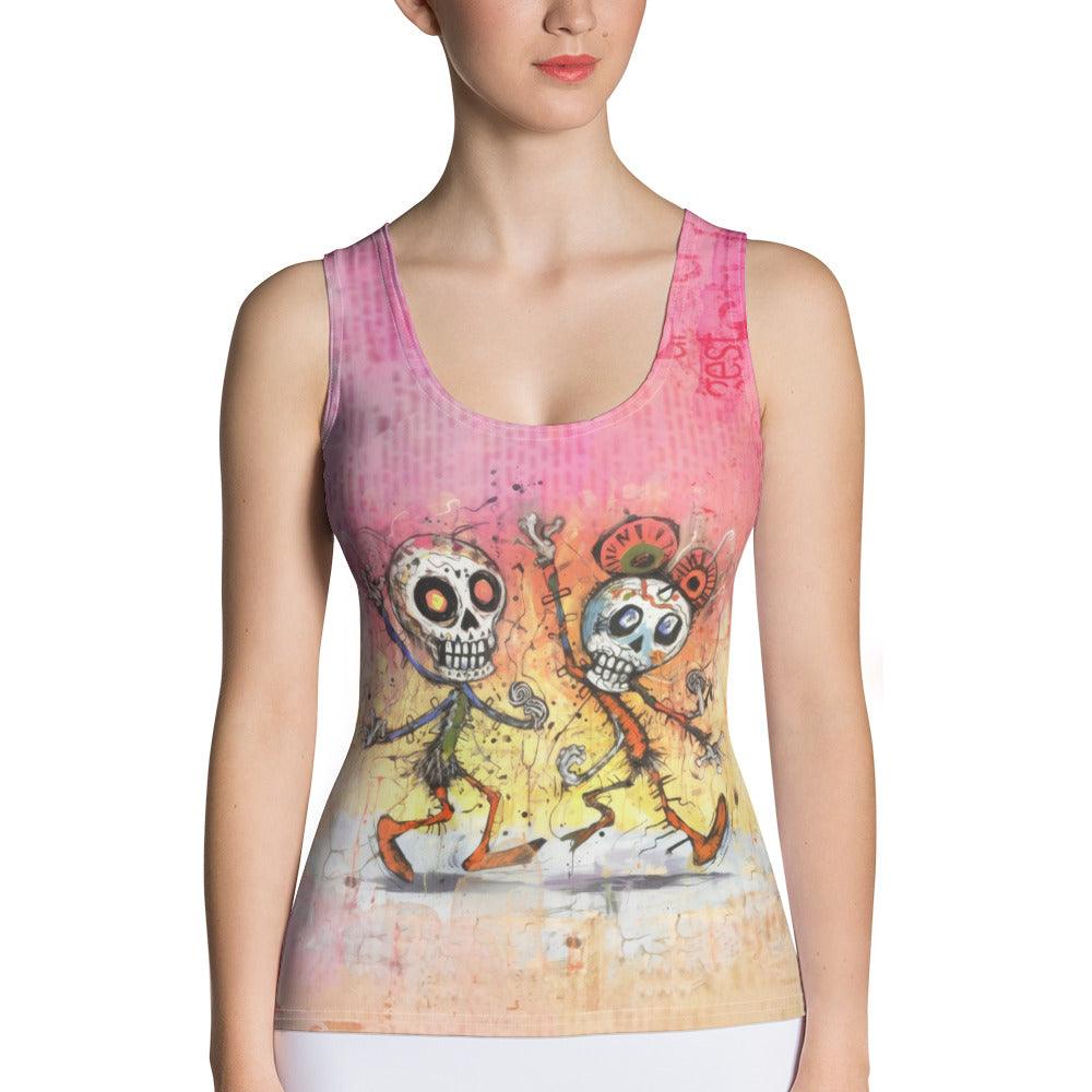 Halloween Midnight Masquerade Women's All-Over Print Tank Top - Beyond T-shirts