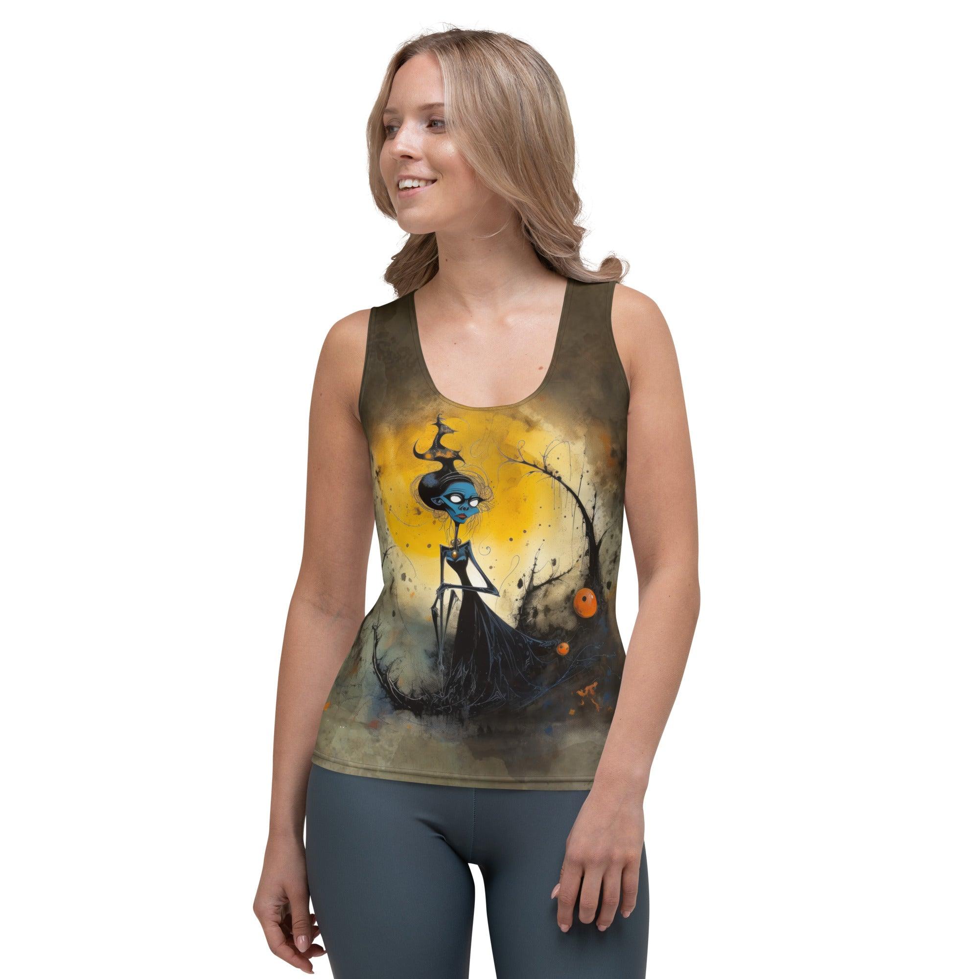 Haunted House Party Women's All-Over Print Tank Top - Beyond T-shirts