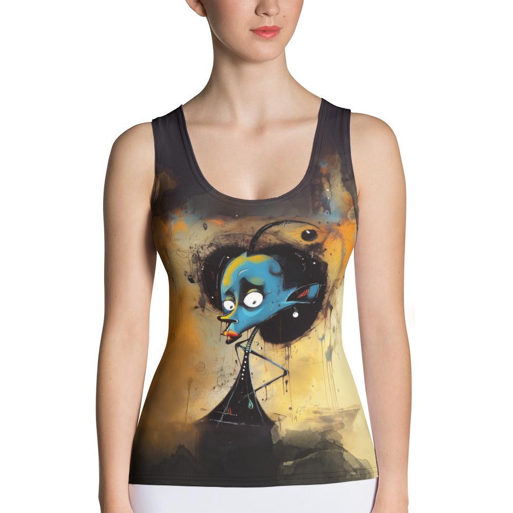 Ghostly Greetings Women's All-Over Print Tank Top - Beyond T-shirts