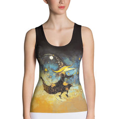 Glow In The Dark Ghouls Women's All-Over Print Tank Top - Beyond T-shirts