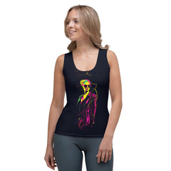 Floral Delight Women's All-Over Print Tank Top - Beyond T-shirts