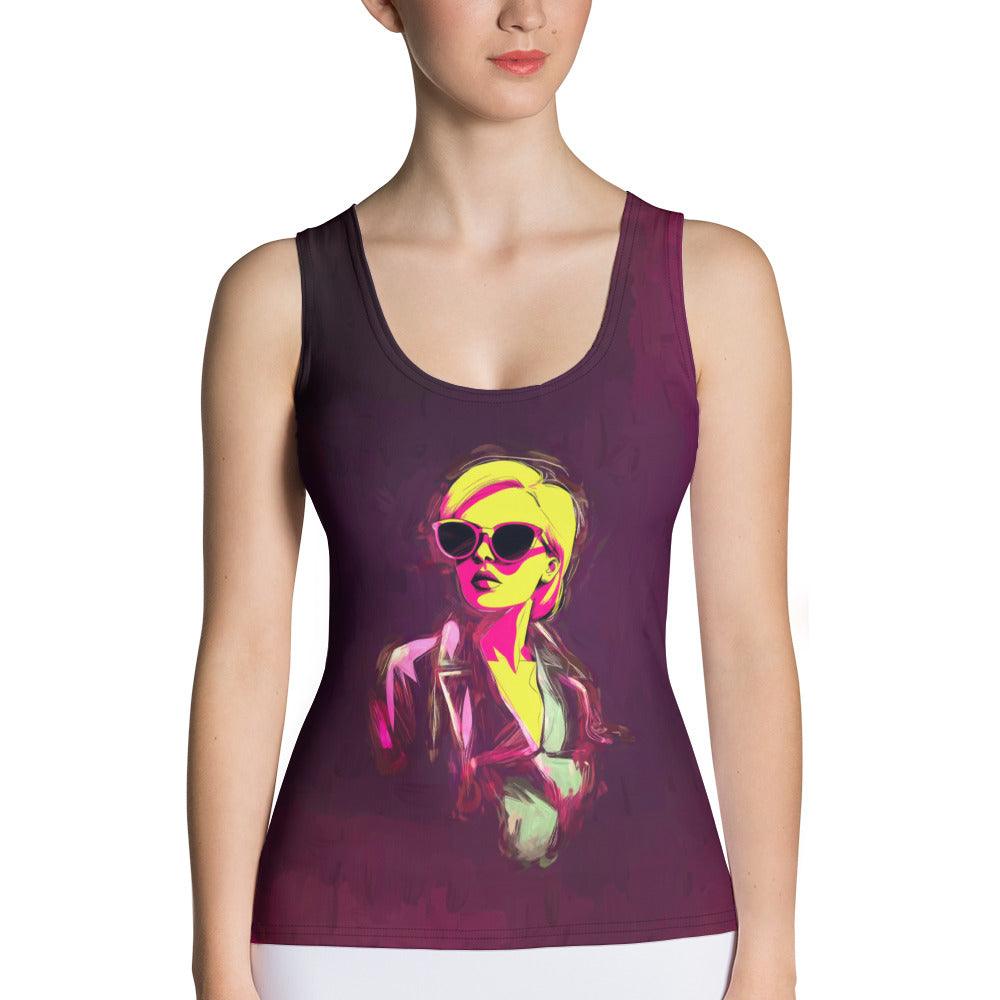 Vintage Glamour Women's All-Over Print Tank Top - Beyond T-shirts