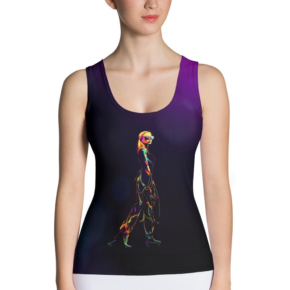 Bold Botanical Beauty Women's All-Over Print Tank Top - Beyond T-shirts