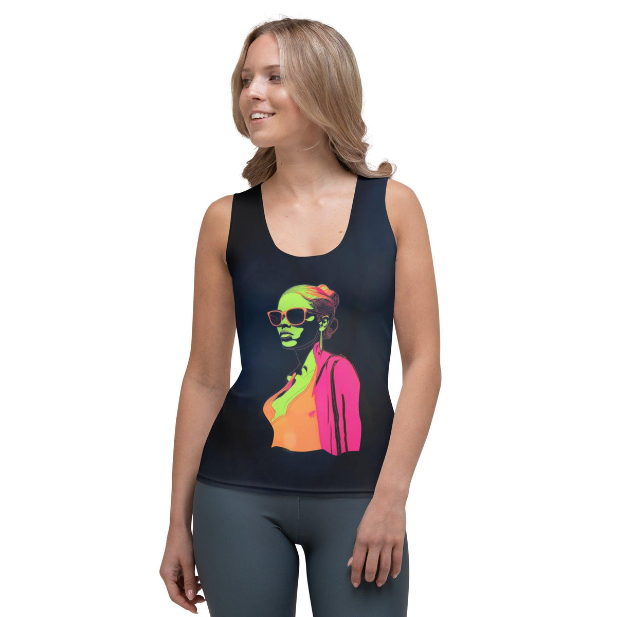 Abstract Artistry Expression Women's All-Over Print Tank Top - Beyond T-shirts