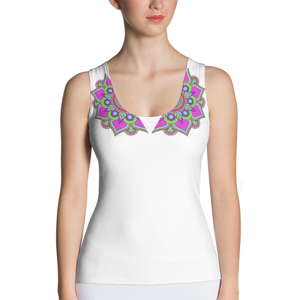 Mandala Blossoms Women's Tank Top - Beyond T-shirts