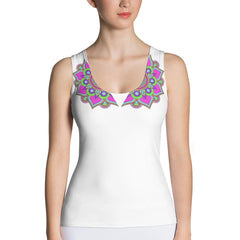 Mandala Blossoms Women's Tank Top - Beyond T-shirts