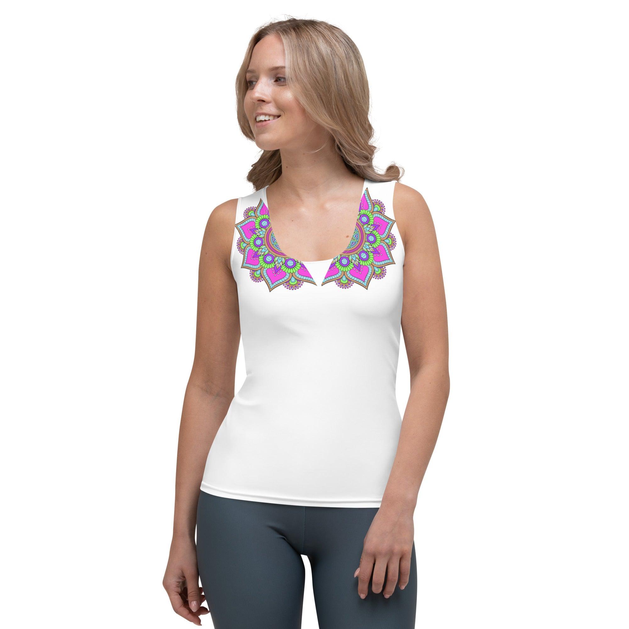 Mandala Blossoms Women's Tank Top - Beyond T-shirts