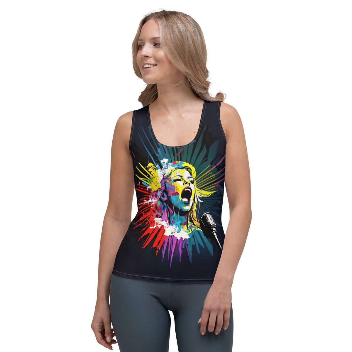 Music Street Art All-Over Print Women's Tank Top - Beyond T-shirts