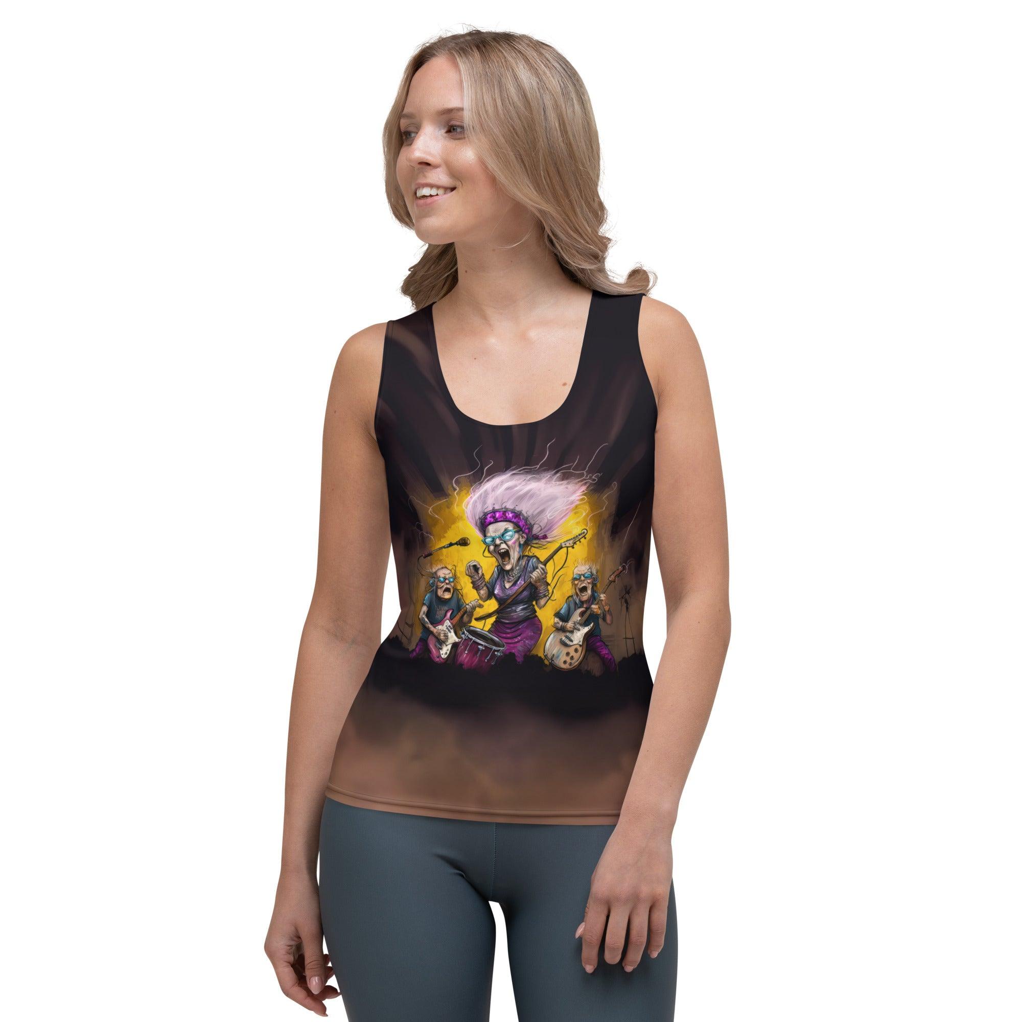 Street Art Vibes All-Over Print Women's Tank Top" - Beyond T-shirts