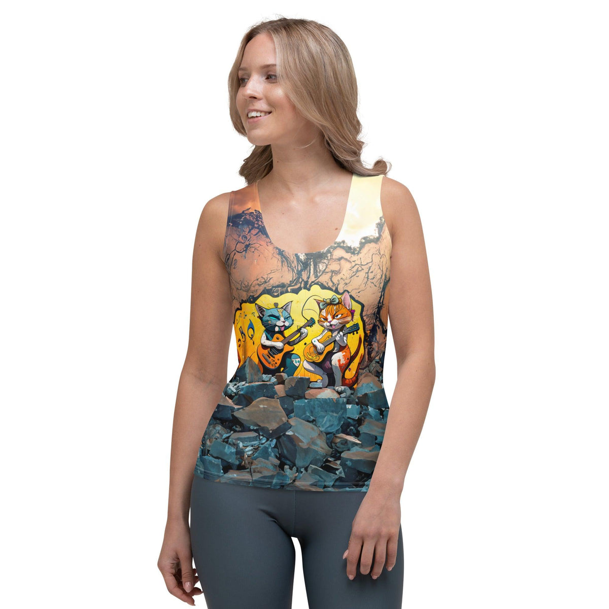 Expressive Beats All-Over Print Women's Tank Top - Beyond T-shirts