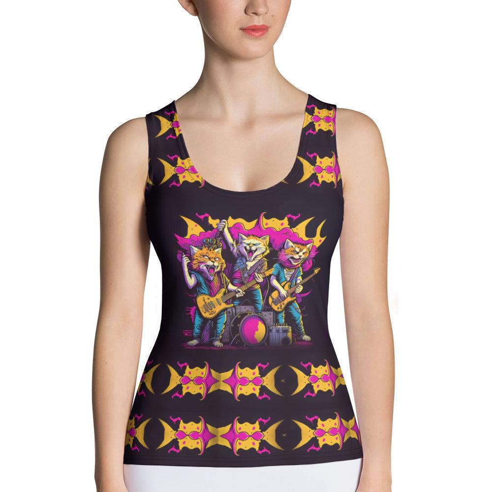 Groove Artistry All-Over Print Women's Tank Top - Beyond T-shirts