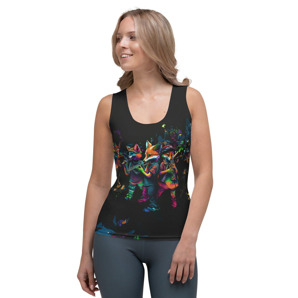 Street Melodies All-Over Print Women's Tank Top - Beyond T-shirts