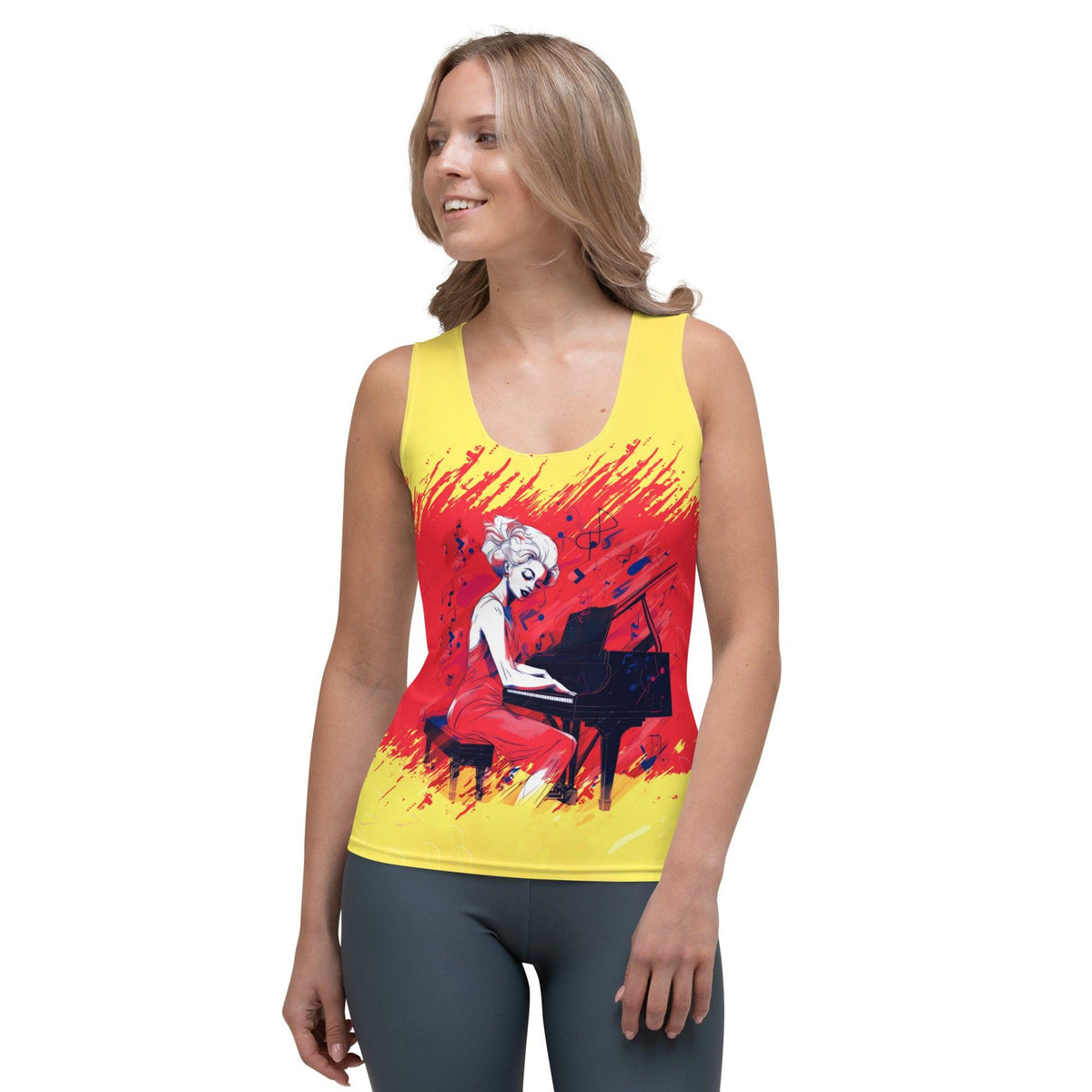 Abstract Elegance All-Over Print Women's Tank Top - Beyond T-shirts