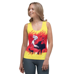 Abstract Elegance All-Over Print Women's Tank Top - Beyond T-shirts