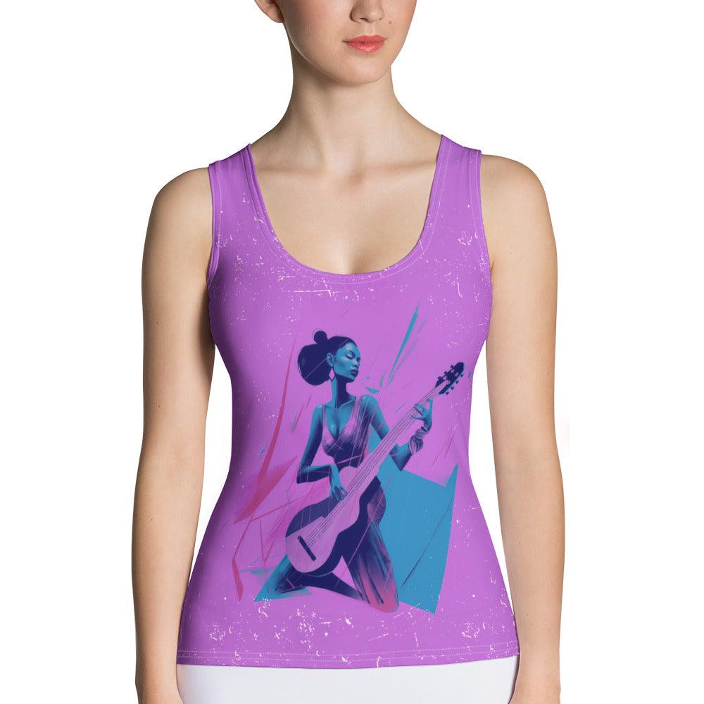 Artistic Abstractions All-Over Print Women's Tank Top - Beyond T-shirts