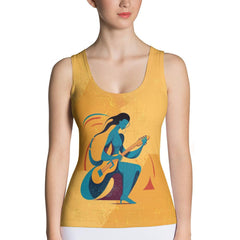 Street Style Canvas All-Over Print Women's Tank Top - Beyond T-shirts