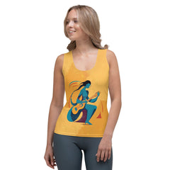 Street Style Canvas All-Over Print Women's Tank Top - Beyond T-shirts