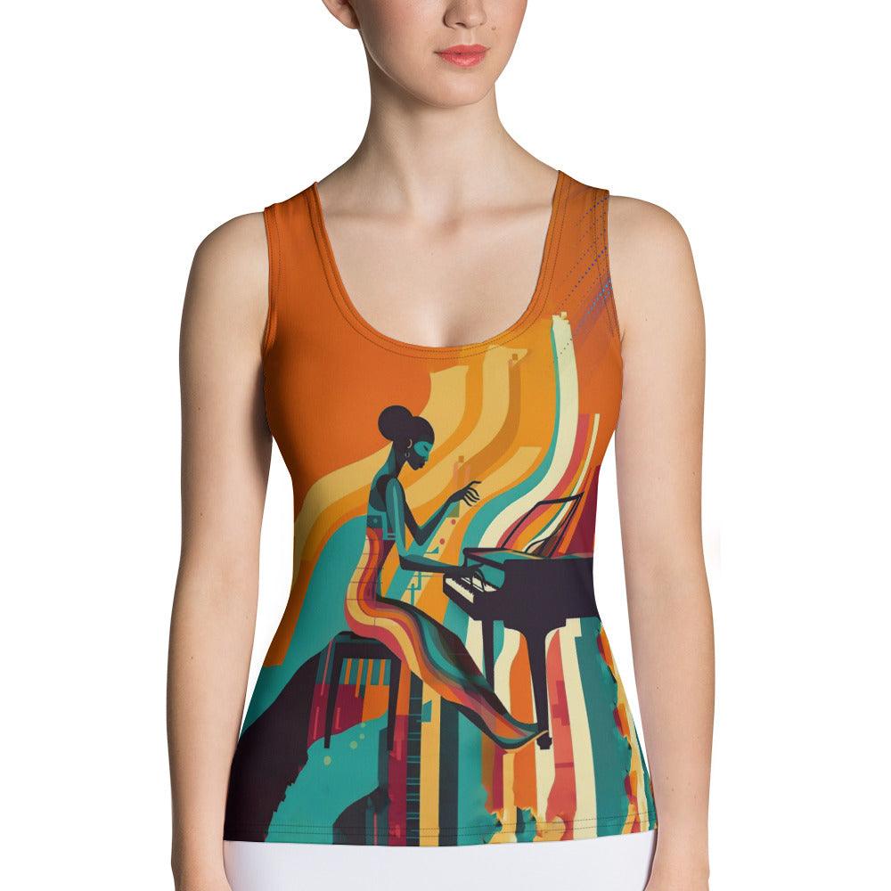 Whimsical Wanderlust All-Over Print Women's Tank Top - Beyond T-shirts