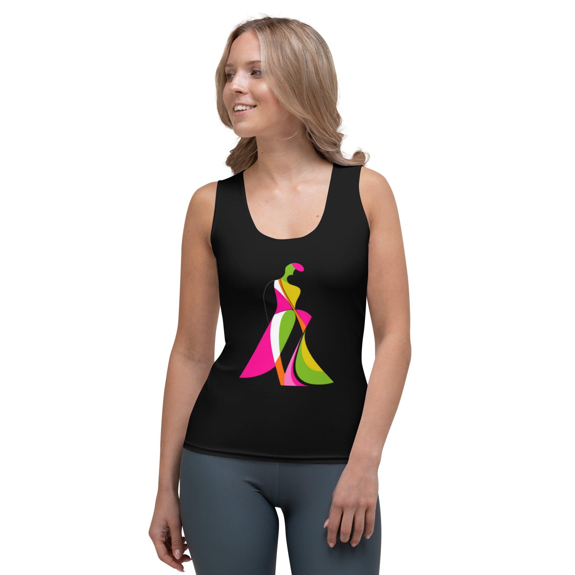 Contemporary Canvas All-Over Print Women's Tank Top - Beyond T-shirts