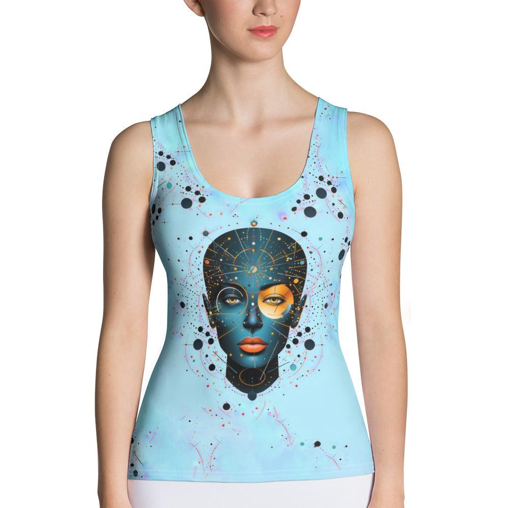 Modern Artistry Sleeveless Top - Beyond T-shirts