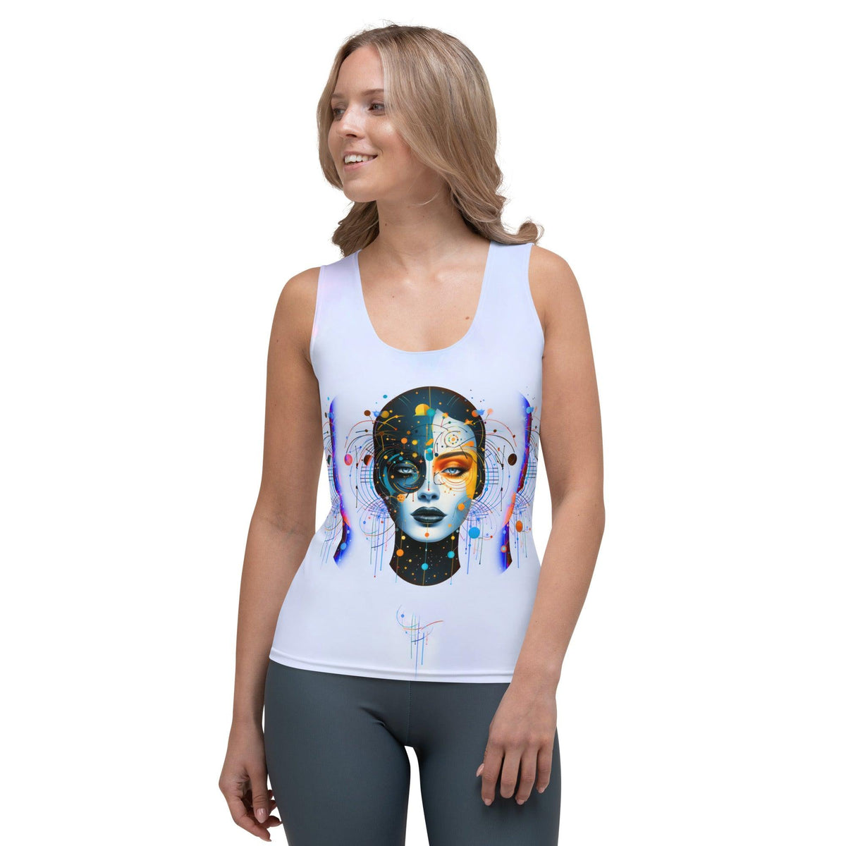 Dance of Colors Sleeveless Top - Beyond T-shirts