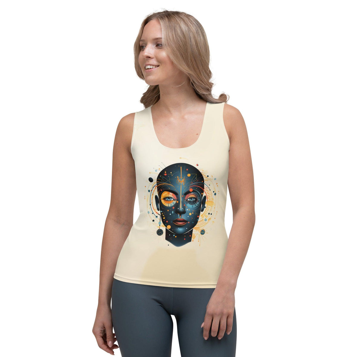 Enigma of Elegance Sleeveless - Beyond T-shirts