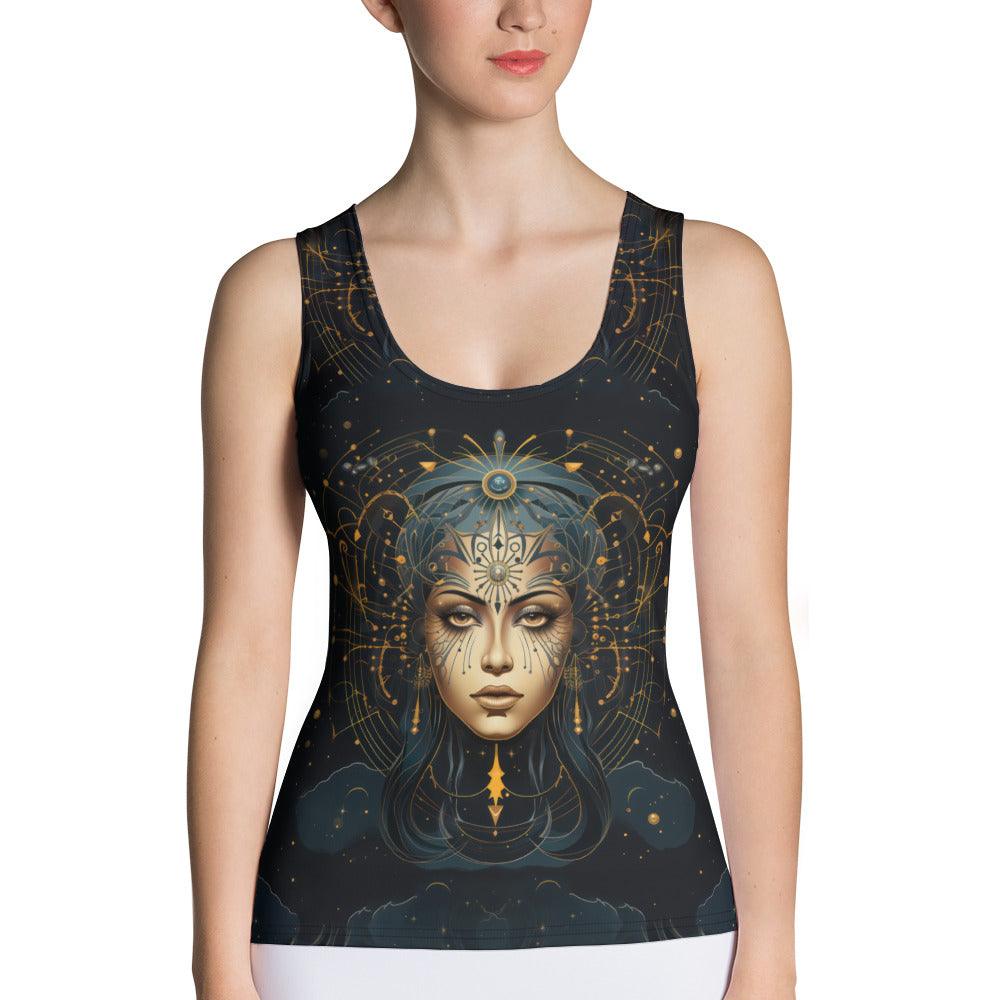 Dazzling Designs Sleeveless Top - Beyond T-shirts