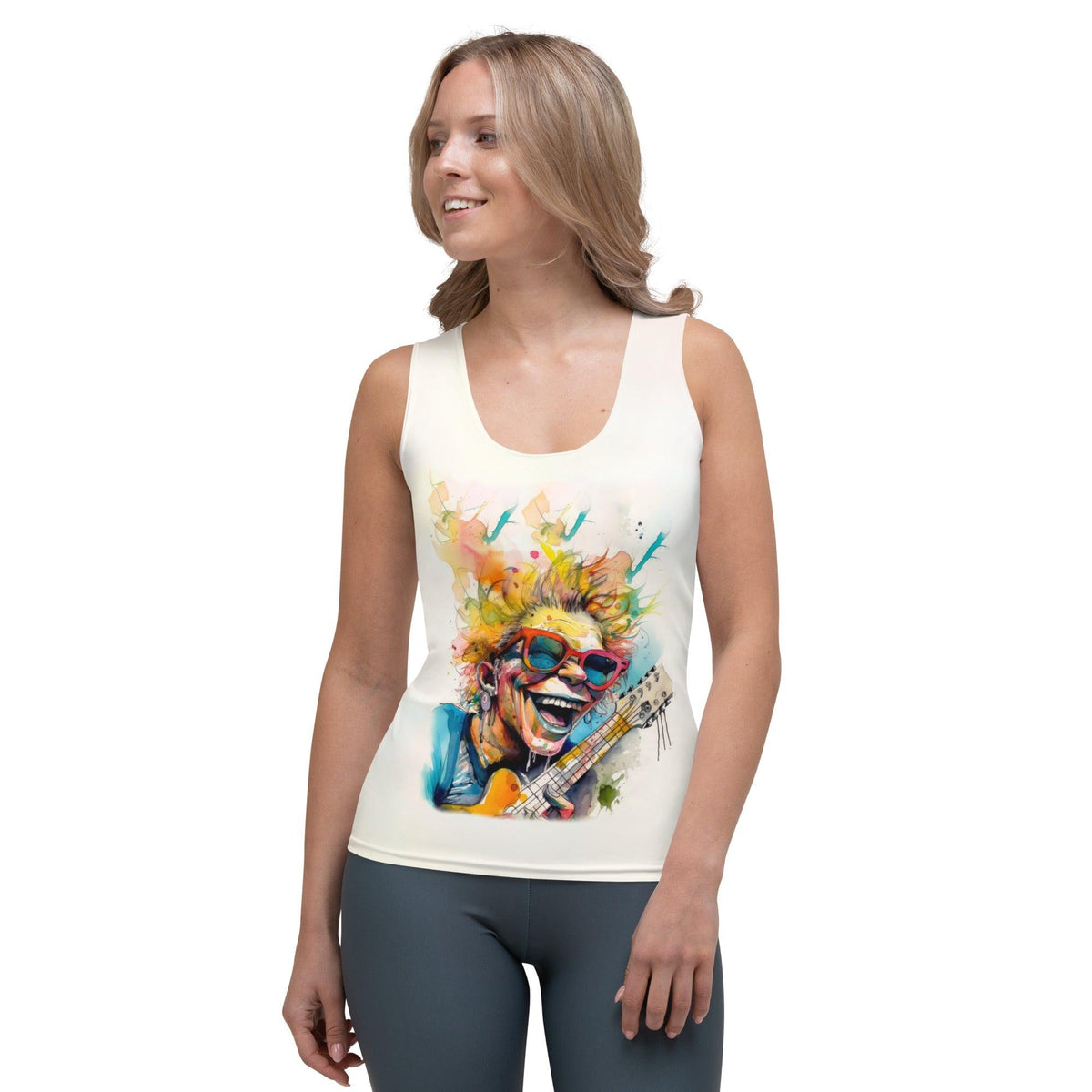 Harmonic Hilarity Caricature Tank Top - Beyond T-shirts