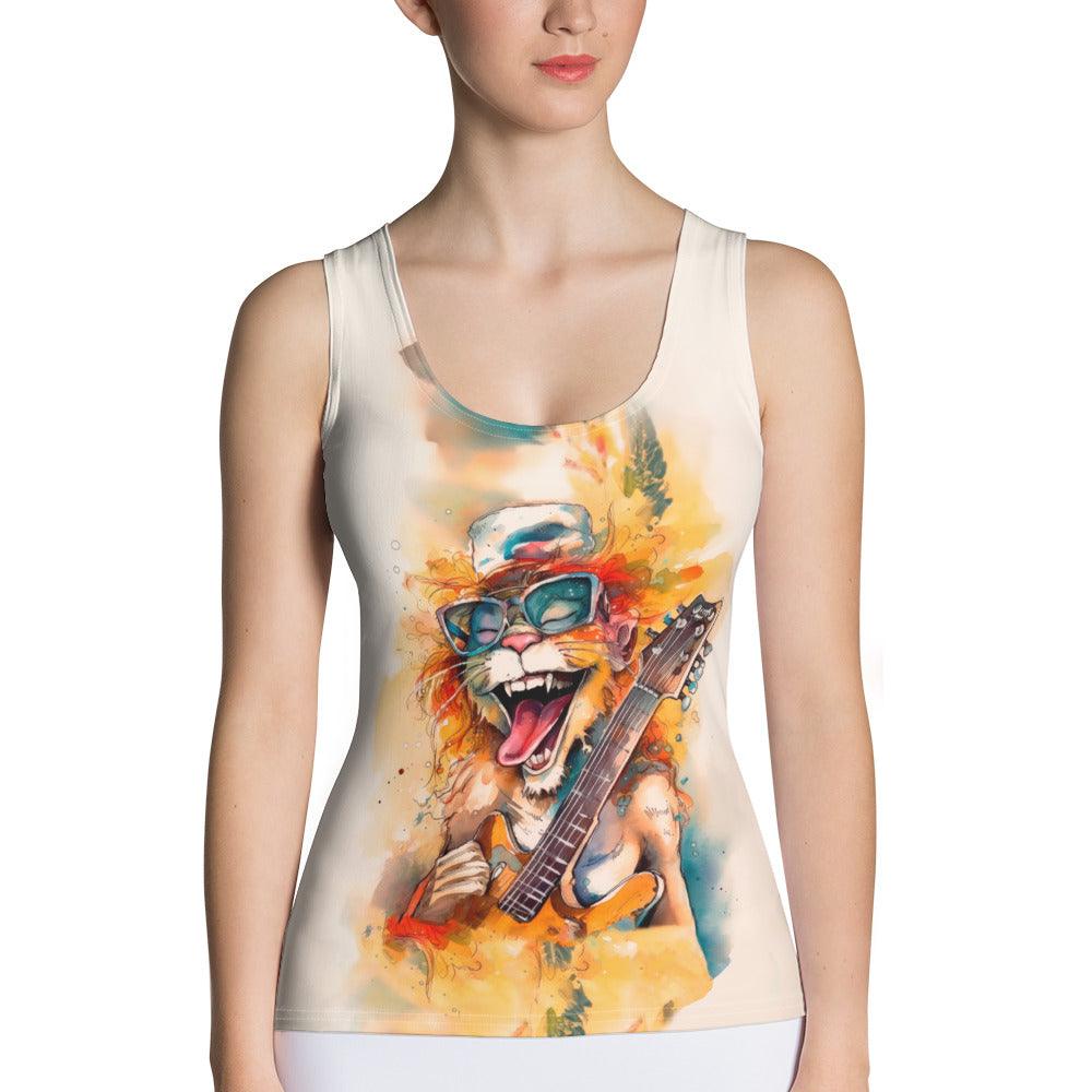 Harmonious Humor Caricature Tank Top - Beyond T-shirts