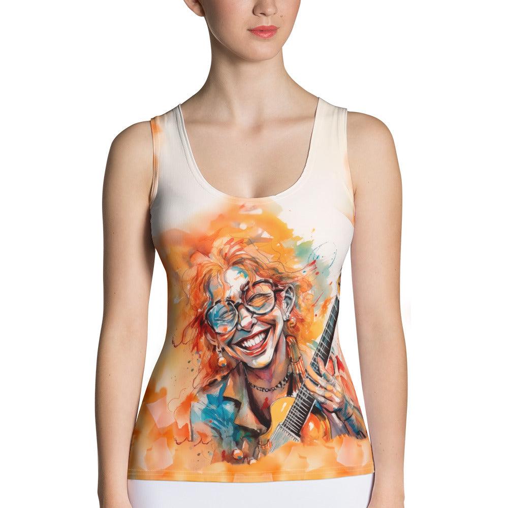 Playful Profiles Caricature Tank Top - Beyond T-shirts