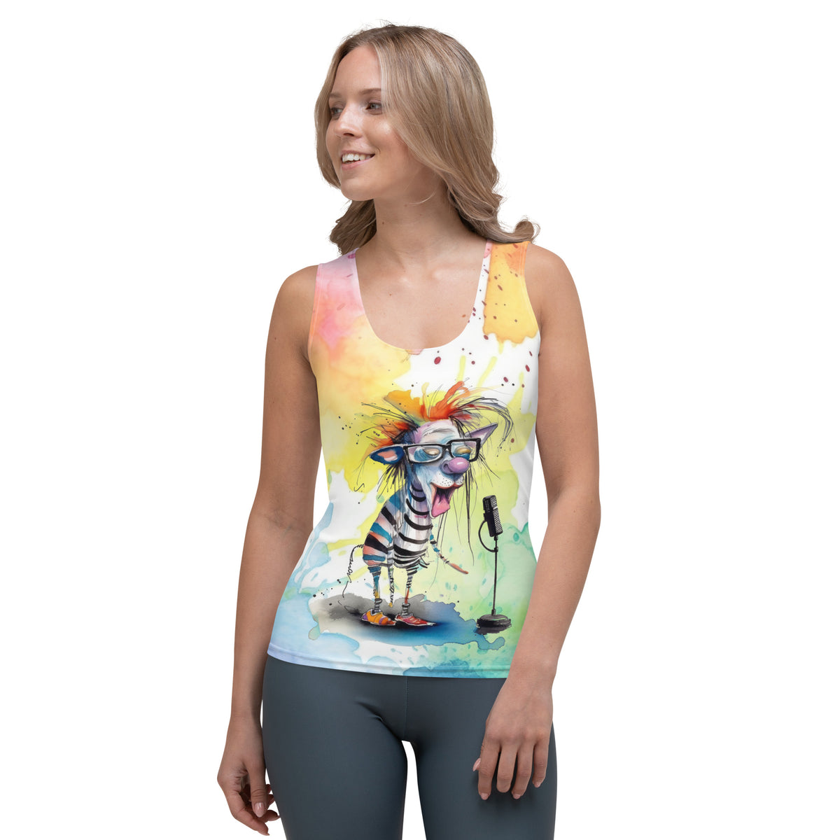 Violinist's Vivacious Vibes  Women's Tank Top